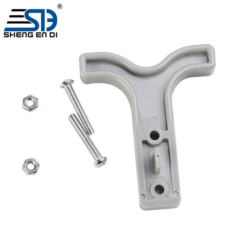 120A Anderson style  plug  Gray T-shaped auxiliary handle is suitable for battery connectors