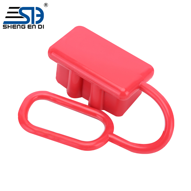 120A Anderson style quick disconnect connector red silicone dust cover