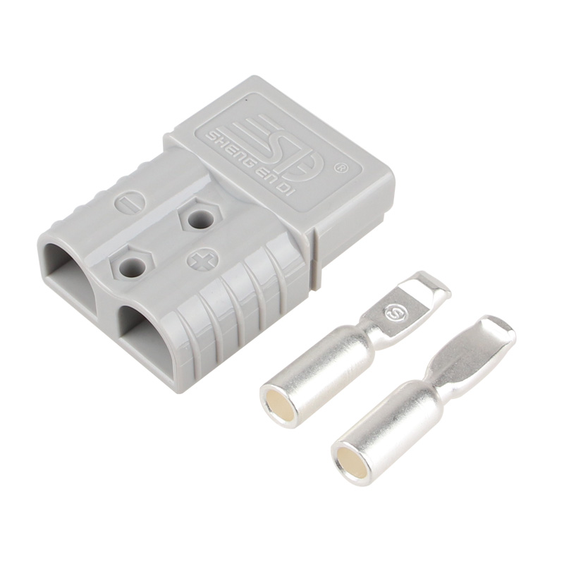 120A600V bipolar connector Anderson style plug gray applies to lithium battery charging plug inverte