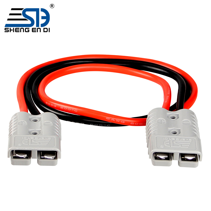 SG 175A 600V Anderson Style Connector 6AWG Silicone wire 120CM one drag and one harness custom