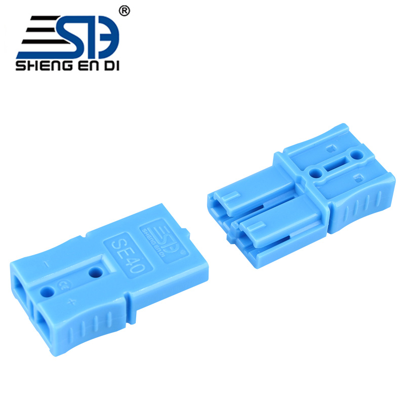 40A Forklift Battery Cable Connectors High-current battery blue connector
