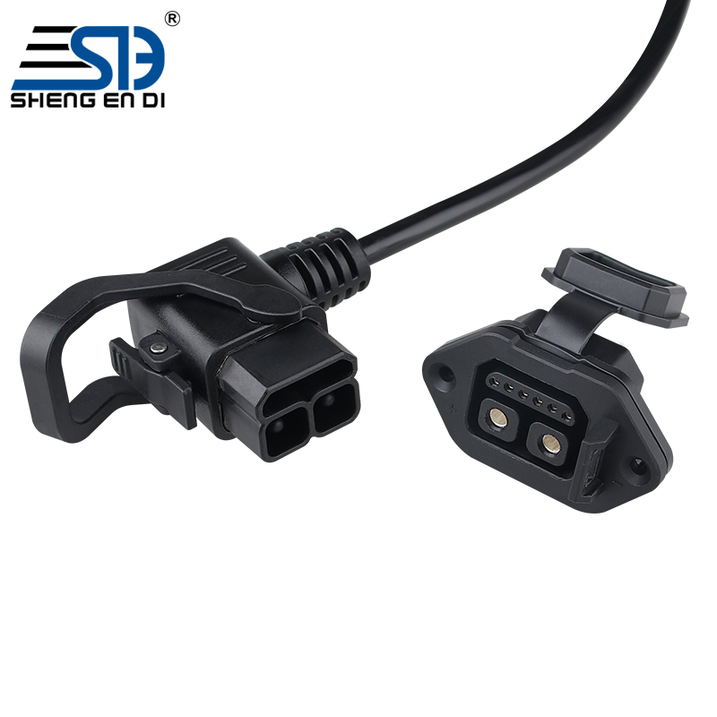 2+6 Electric Motorcycle Charging Plug With Plug-In Buckle Anti-Ignition Power Battery Charging